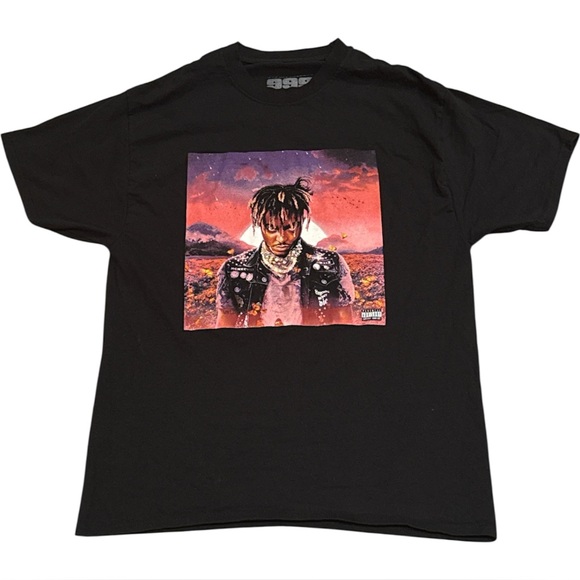 Juice World 999 Official Legends Never Die Hip Hop Album Cover T Shirt Mens XL - Picture 1 of 7